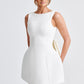Elle | Pearl Bow Mini Dress