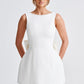 Elle | Pearl Bow Mini Dress