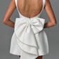 Elle | Pearl Bow Mini Dress