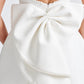 Elle | Pearl Bow Mini Dress