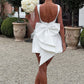Elle | Pearl Bow Mini Dress