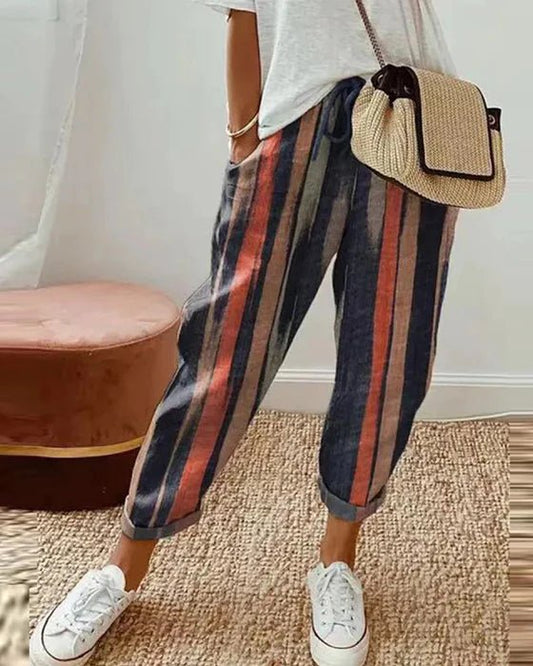 Emanuelle - Fashionable casual trousers for women
