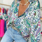 Megan – long-sleeve shirt with paisley print and buttons