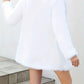 Beatrice - Elegant women's coat in faux fur with shawl collar