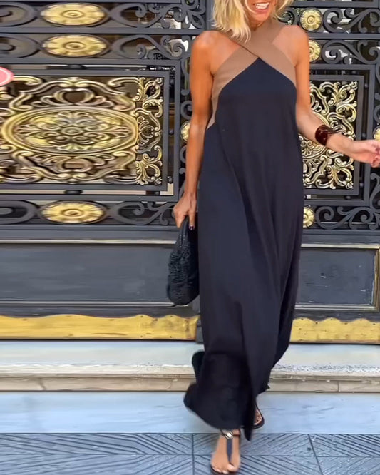 Morven | Crossover Maxi Dress