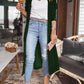 Hailie - elegant long velvet cardigan