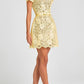 Macy | Yellow Lace Dress