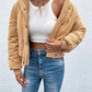Lorna - Corduroy Jacket with Zip and Button Closure