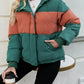 Kendall - Color Block Zip Up Jacket