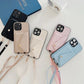 Leather Crossbody Phone Case – With Lanyard and Built-In Card Holder