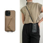 Leather Crossbody Phone Case – With Lanyard and Built-In Card Holder