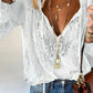 Women's Lace Blouse for Spring 2025 - Exclusive - Elodie
