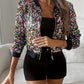 Iris - Casual women's jacket with sequins
