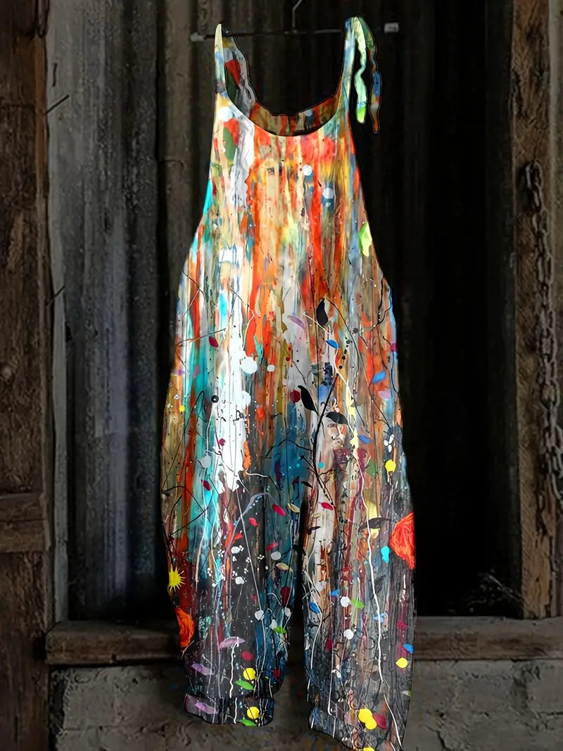 Jane - Jumpsuit with abstract print