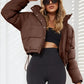 Aurelia - Drawstring quilted jacket