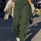 Celia - Plain cargo pants