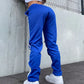 Thelma - Slim-fit striped straight leg trousers