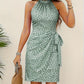 Alorra -Elegant mini dress with halter neck