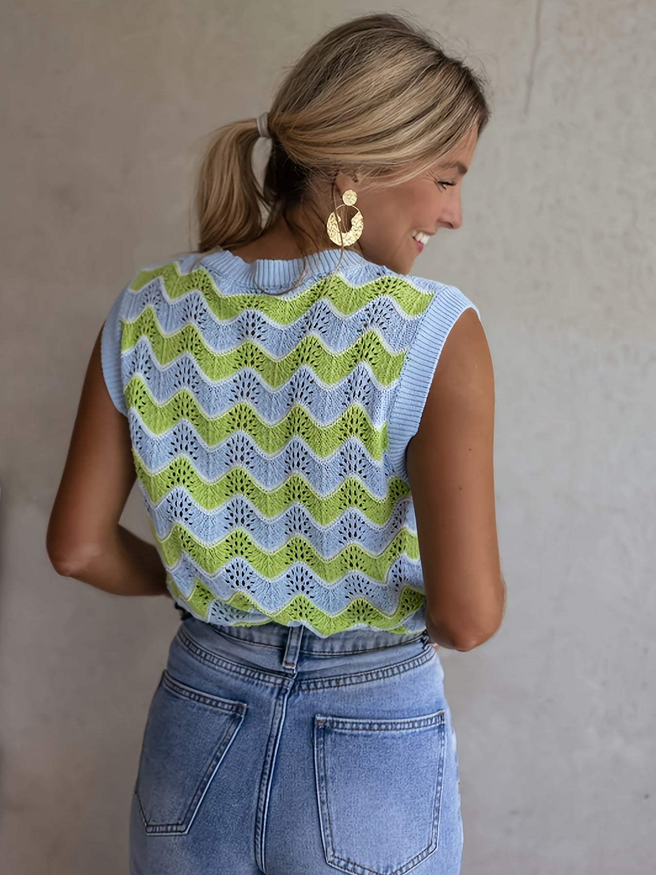 Trendy Summer Top in Knit Look | Buy 1, Get 1 Free - StrickGlow