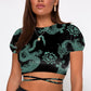 Summer 2025 Crop Top with Animal Motif for Women