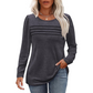 Pleated Long Sleeve Tunic Top in Spring Style 2025 – Sarah