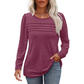 Pleated Long Sleeve Tunic Top in Spring Style 2025 – Sarah