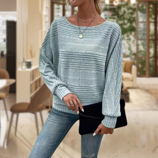 Trendy women's sweater with contemporary texture – Emma