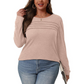 Pleated Long Sleeve Tunic Top in Spring Style 2025 – Sarah