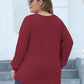 Long Sleeve Ripped T-Shirt Top in Plus Size for Summer 2025