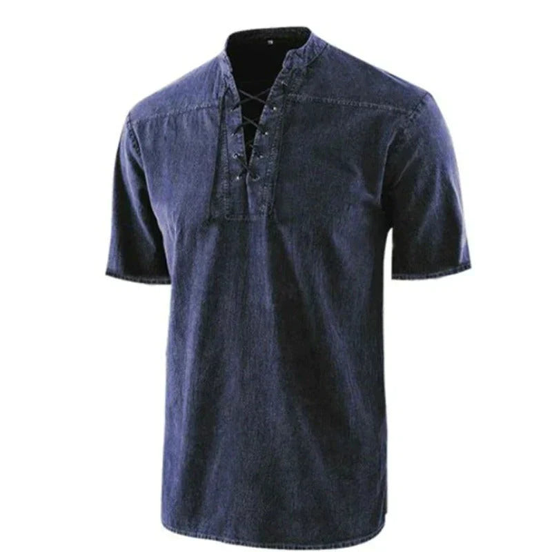 Hanski - Men's V-neck shirt