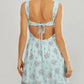 Thalia - Summer dress with floral pattern for women