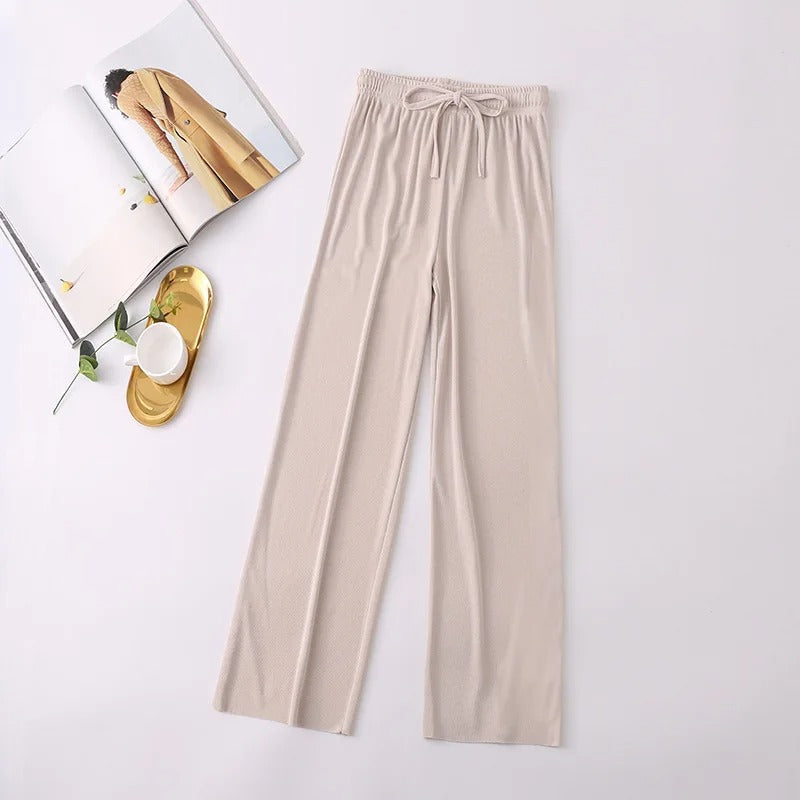 Alma - Soft knitted trousers