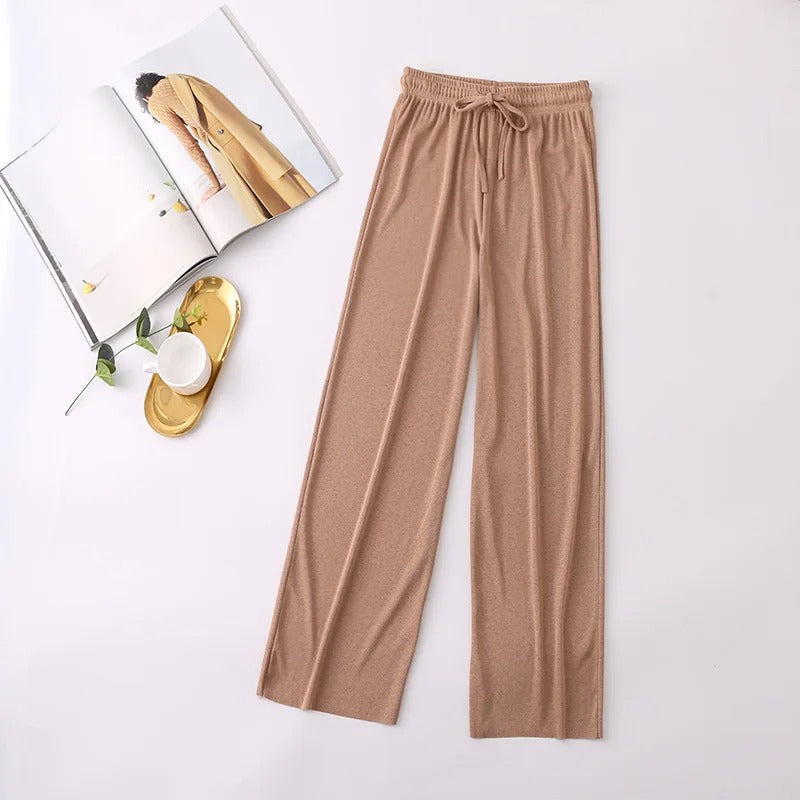 Alma - Soft knitted trousers