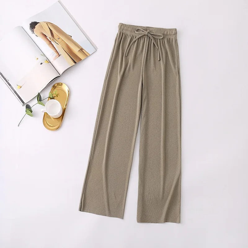 Alma - Soft knitted trousers