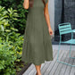 Stella - Short Sleeve Midi Dresses for Women
