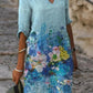 Dahlia - A-line dress with print