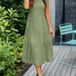 Stella - Short Sleeve Midi Dresses for Women
