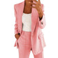 Women's Suit Set with Blazer and Pants in Solid Color - MiraSet