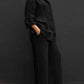 Ira - Casual linen set with button placket