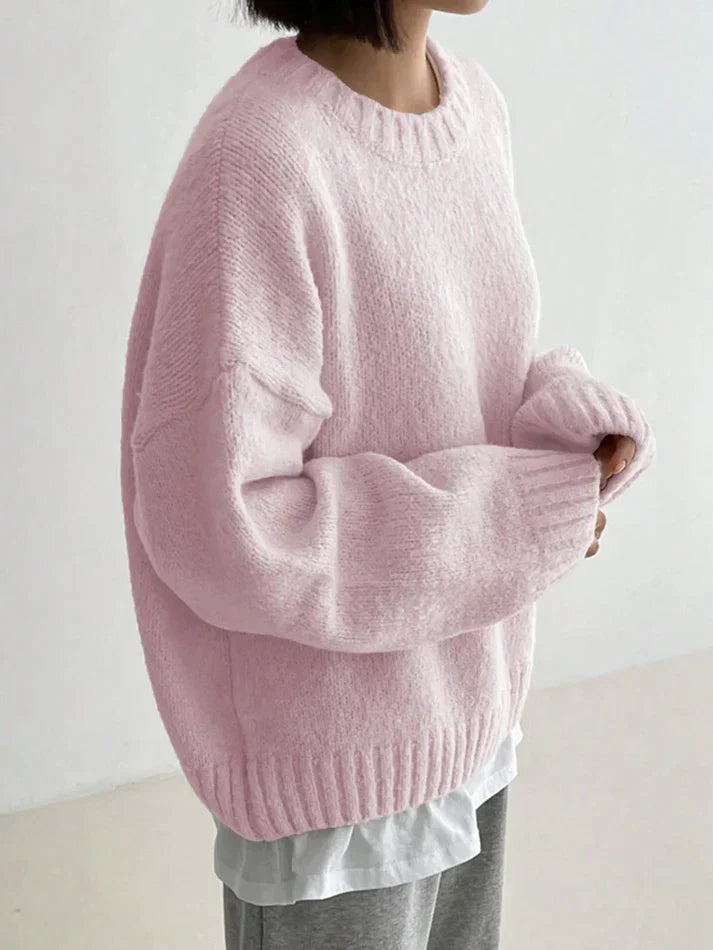 Polly - Pink Monochrome Sweater