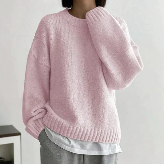 Polly - Pink Monochrome Sweater
