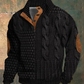 Albert - Men's Retro Turtleneck Sweater with High Collar