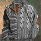 Albert - Men's Retro Turtleneck Sweater with High Collar