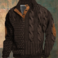 Albert - Men's Retro Turtleneck Sweater with High Collar