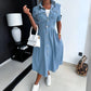 Caterina - Denim Midi Dress