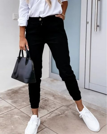 Aurelia - Trendy High Waist Trousers