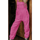 Martha - Women's thermal fleece overall with zip pockets