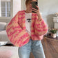 Margo - striped chic knitted cardigan