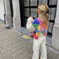 Margo - striped chic knitted cardigan