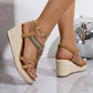 Loretta - Women's Stiletto Heel Sandals with Rhinestone Embellishment
